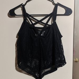 Killstar Midnight Sun Lace Crop Small